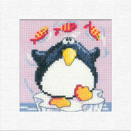 Borduurpakket Penguin - Heritage Crafts    hc-1240a