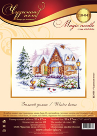 Borduurpakket Winter house - Chudo Igla (Magic Needle)    ci-110-041