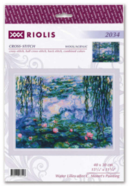 Borduurpakket Water Lilies after C. Monet's Painting - RIOLIS   ri-2034