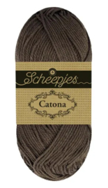 Scheepjes Catona 50 gram / 111 Cocoa Bean - donker bruin