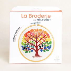 Vrij borduren pakket Four Seasons - Milpoint    mil-e1-013k