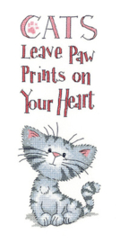 Borduurpakket Cats' Paw Prints - Heritage Crafts    hc-1467a