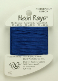 Neon Rays Royal Blue - Rainbow Gallery    rg-n059