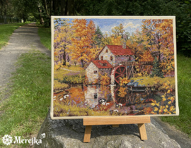 Borduurpakket Watermill - Merejka    mer-k171