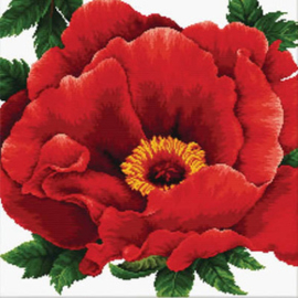 Voorbedrukt borduurpakket Peony - Needleart World    nw-nc640-083