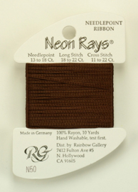 Neon Rays Chocolate - Rainbow Gallery     rg-n050