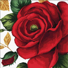 Voorbedrukt borduurpakket Rose - Needleart World    nw-nc640-084