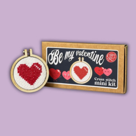 Borduurpakket Matchbox Be My Valentine - ckc-mb-004