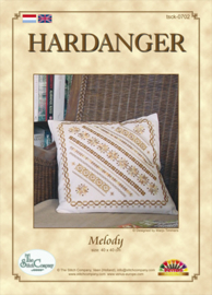 Hardangerpatroon Melody - The Stitch Company     tsc-mt0702