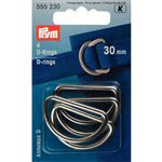 Prym D ring  Zilverkleurig 30 mm  555 230