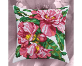 Kussen borduurpakket Azalea - Collection d'Art     cda-5488