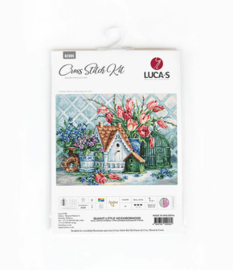 Borduurpakket Quaint Little Neighborhood - Luca-S  ls-b2395