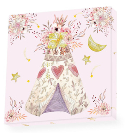 Diamond Dotz Dreamy Tee Pee - Needleart World  nw-dbx-046