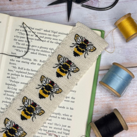 Borduurpakket Bookmark - Buzzy Bees - ckc-bm-014