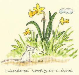 Borduurpakket Anita Jeram - Lonely as a Cloud - Bothy Threads    bt-xaj10