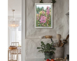 Borduurpakket Raspberry Candles of Willowherbs - RTO  rto-m00863