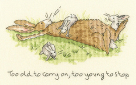 Borduurpakket Anita Jeram - Too young to stop - Bothy Threads   bt-xaj21