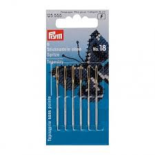 Prym Borduurnaalden zonder punt 50 x 1.20mm zilver 125 555