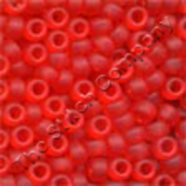 Pony Beads 6/0 Frosted Red Red - Mill Hill   mh-16617