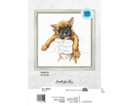 Borduurpakket In Palms - French Bulldog - RTO    rto-m00821