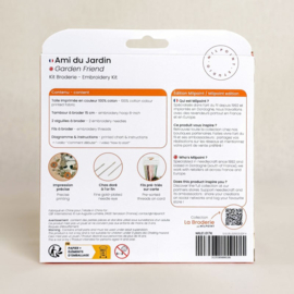 Vrij borduren pakket Garden Friend - Milpoint     mil-e1-017k