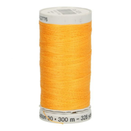 Gutermann naaigaren cotton 30 / 300 meter  1024 / geel oranje
