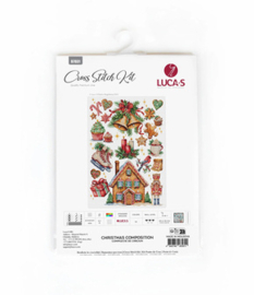 Borduurpakket Christmas Composition - Luca-S    ls-b7031