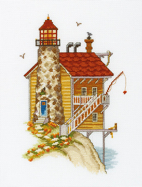 Borduurpakket Lighthouse Stone Wall - RTO    rto-m00391