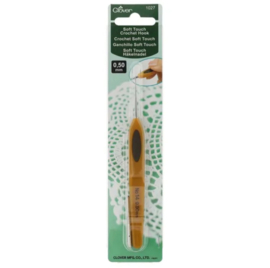 Clover Softgrip Touch haaknaald staal 0.50mm / CL 1027