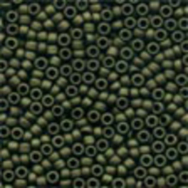 Antique Seed Beads Matte Olive - Mill Hill   mh-03014