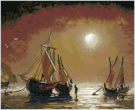 Simply Dotz Asleep at Sea - Needleart World   nw-sd08-404