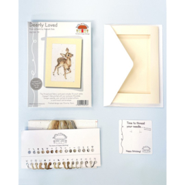 Borduurpakket Hannah Dale - Deerly Loved - Bothy Threads     bt-xgc58-tp
