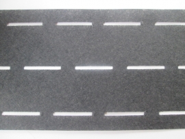Tailleband Vlieseline. Zwart 30 mm breed
