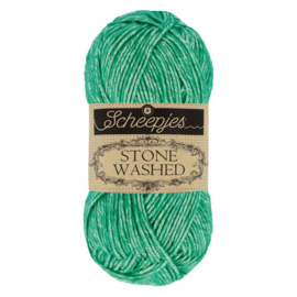 Stone washed / Groen 825 / Malachite