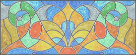 Diamond Dotz Stained Glass Study - Needleart World   /  nw-dd11-018