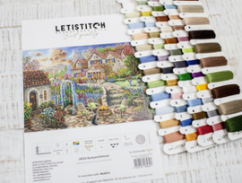 Borduurpakket Backyard Retreat - Leti Stitch    leti-l8026