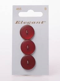 Knopen Elegant - Bordeaux Rood / 455