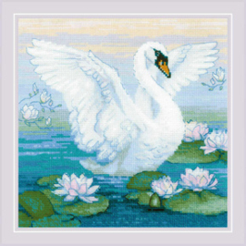Borduurpakket White Swan - RIOLIS    ri-2133