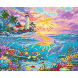 Borduurpakket Dolphin's Paradise - Leti Stitch    leti-li59-00