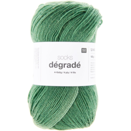 Rico Design | Socks Dégradé (4-draads) | 100g - 400m - 005 - Groen