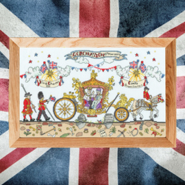 Borduurpakket Amanda Loverseed - Cut Thru' Coronation Carriage - Bothy Threads     bt-xct40