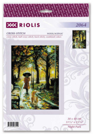 Borduurpakket Night Park - RIOLIS   ri-2064