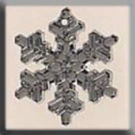 Glass Treasures Large Snowflake-Crystal Bright - Mill Hill   mh-12039