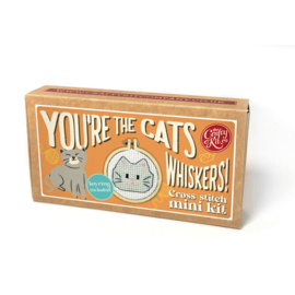 Borduurpakket Matchbox - You're the Cats Whiskers! - ckc-mb-204