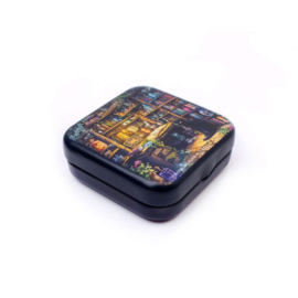 Charmed Library Metallic Box - Leti Stitch     leti-25632