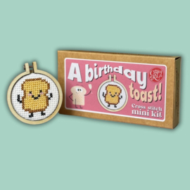 Borduurpakket Matchbox A Birthday Toast - ckc-mb-038