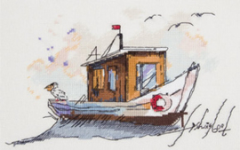 Borduurpakket Fishing Boat - PANNA    pan-1940-mt