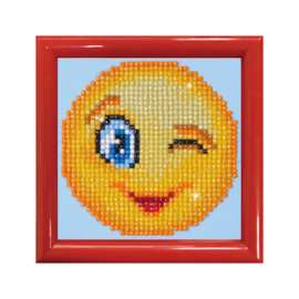 Diamond Dotz Wink Wink with Frame - Needleart World    nw-dd01-005f