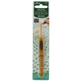 Clover Softgrip Touch haaknaald aluminium 2.75mm / CL 1003