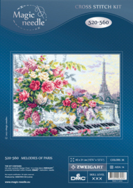 Borduurpakket Melodies of Paris - Magic Needle   ci-520-560